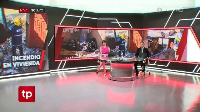 Incendio afecta a una habitación que funcionaba como depósito en una vivienda de Sacaba