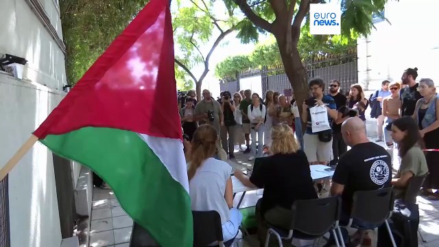 Atenas: manifestantes exigem que governo grego proteja Flotilha de Gaza