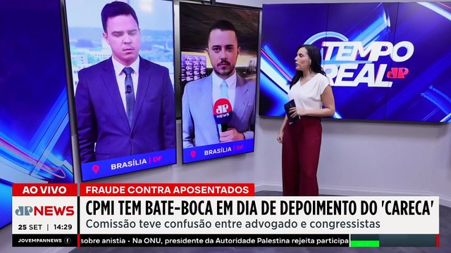 CPMI do INSS tem bate-boca, ouve 'Careca do INSS' | TEMPO REAL