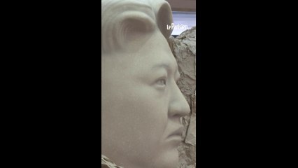 Trump, Poutine, Xi et Kim sur un « Mont Rushmore » publicitaire