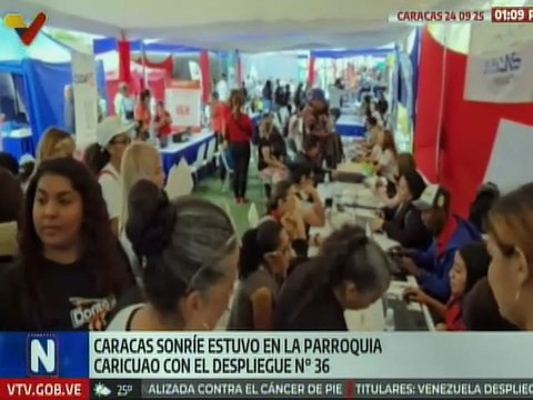 Caracas Sonríe realiza el despliegue #36 para la atención del pueblo de la parroquia Caricuao