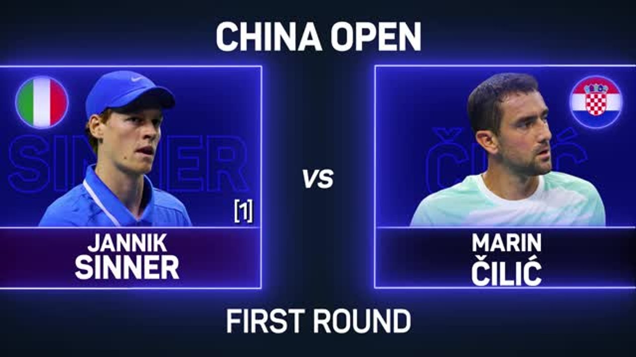 Sinner soars past Cilic to progress in Beijing