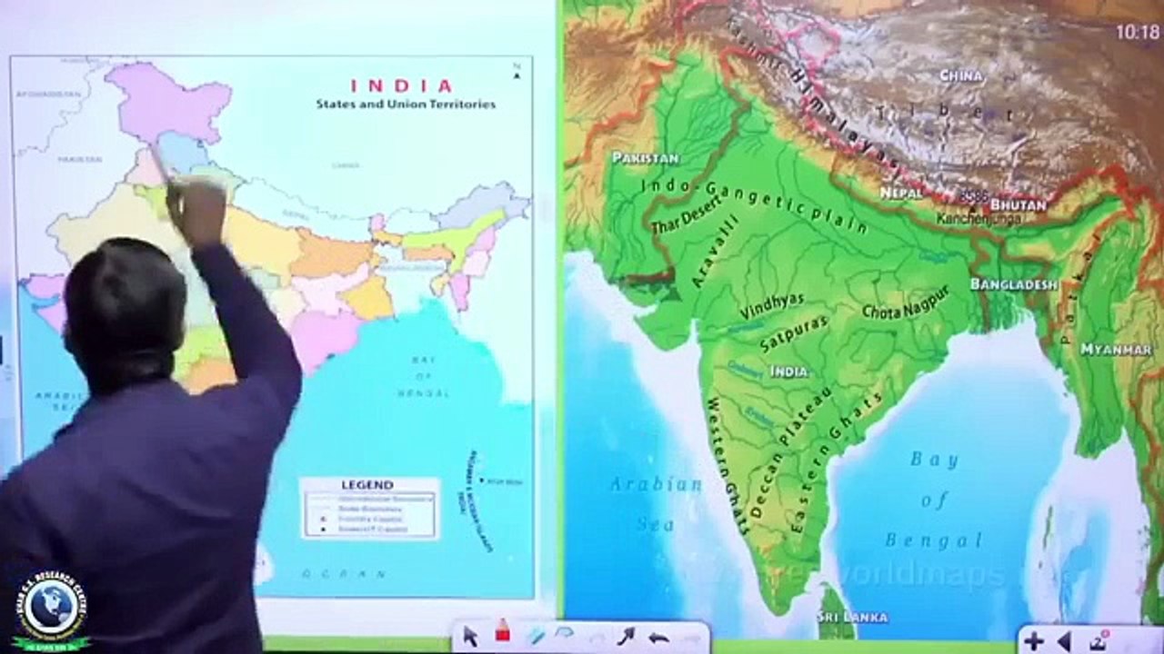 India Map Introduction Class