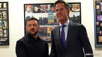 Nato, per Rutte un "ottimo" incontro con Zelensky a New York