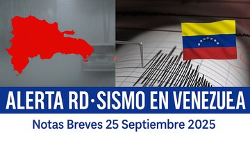 Alerta en RD por vaguada y onda tropical; sismo en Venezuela sacude el Caribe
