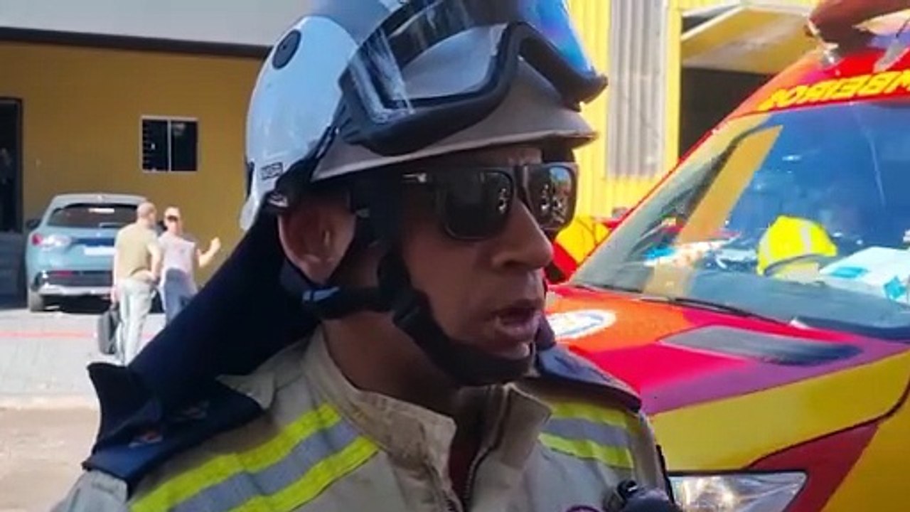 "Nosso pessoal identificou múltiplas lesões", relata oficial do Corpo de Bombeiros em acidente de trabalho que resultou em morte