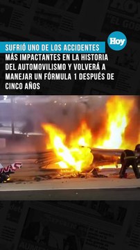 🏎️ Cinco años después de sobrevivir a uno de los accidentes más impactantes en la historia reci
