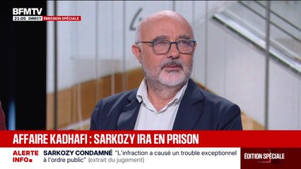 Condamnation de Nicolas Sarkozy: "Qu'est-ce qu'ils sont allés faire avec Abdallah Senoussi", se demande Laurent Valdiguié, consultant BFMTV