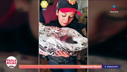 Policías ayudan a mujer a dar a luz en  calles de la CDMX | DPC con Paola Rojas