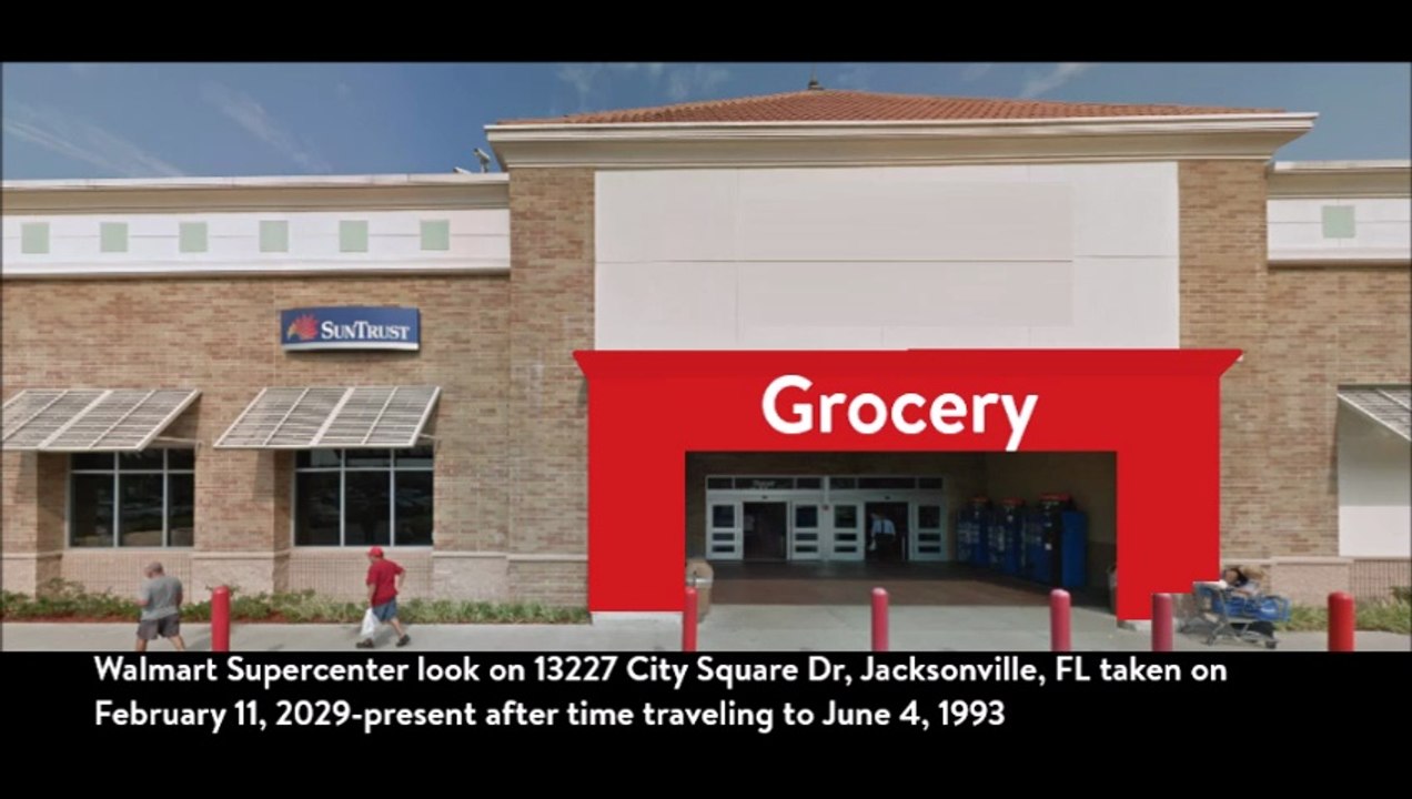 how Walmart Supercenter will look like on 13227 City Square Dr, Jacksonville, FL when time travel gets invented