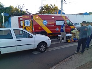 Menina de 12 anos é atropelada por Palio no Bairro Santa Cruz em Cascavel