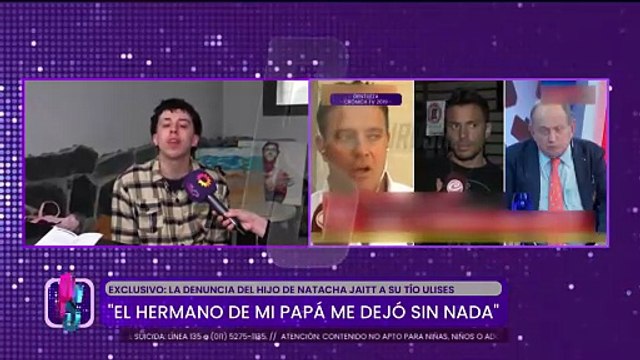 Valentino, hijo de Natacha Jaitt, denunció a su tío Ulises por violencia familiar y contó el calvario que vivió