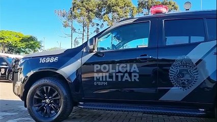 Ônibus com placas adulteradas é apreendido pelo Choque