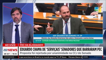Eduardo Bolsonaro acerta ao chamar senadores de “serviçais”? Musa analisa