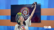 Indígena Hannah Cacy Potiguar, filha de Cachoeira dos Índios, celebra ancestralidade na TV Diário do Sertão