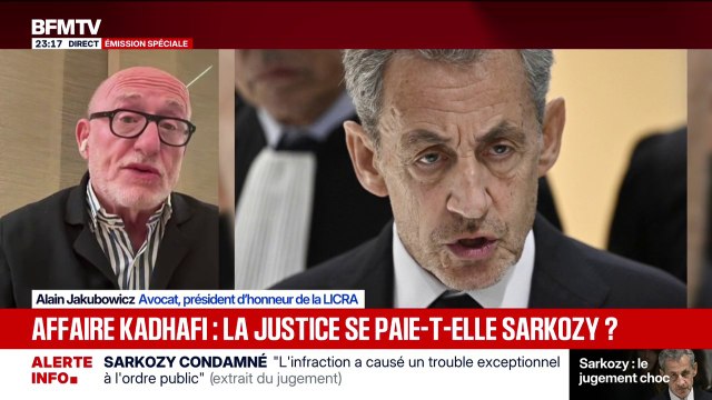 Condamnation de Nicolas Sarkozy: Ce qui me fait réagir, c'est l'exécution provisoire , dénonce Alain Jakubowicz, président d'honneur de la LICRA