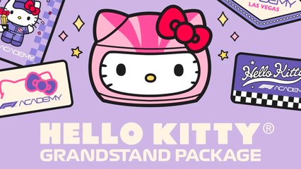Hello Kitty se apodera de la F1 Academy para el GP de Las Vegas 2025