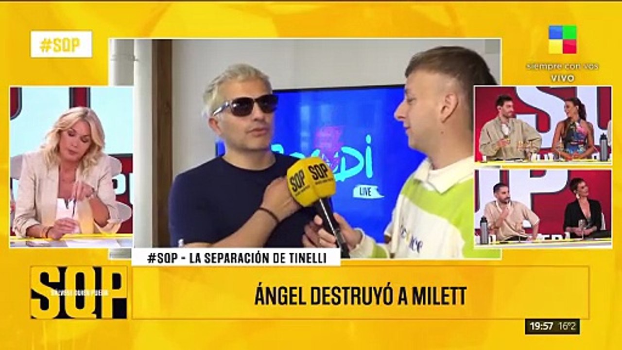 Ángel de Brito liquidó a Milett Figueroa tras su separación de Marcelo Tinelli: "Ella es..."