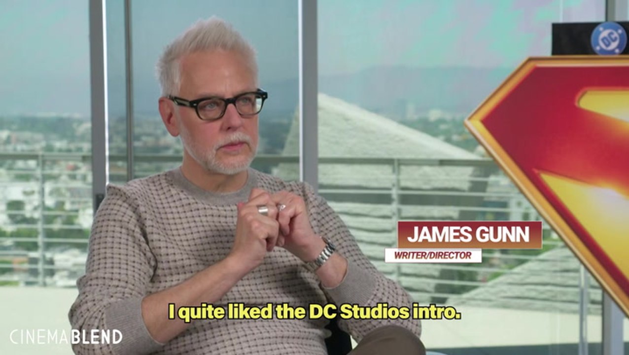 We Asked James Gunn Why DC Studios Doesn’t Have A Big Flashy Intro Like Marvel (And We Can Partially Blame Supes’ Dog Krypto)