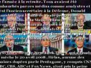 Les taupes du Pentagone.Manipulation des Medias