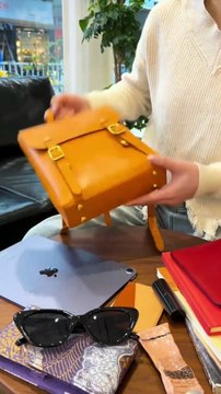 Exquisite Handmade Vegetable-Tanned Leather Backpack – Durable & Stylish | SYMONHO #HandmadeBag