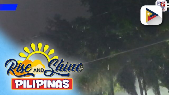 Hampas ng hangin at ulan dala ng Bagyong #OpongPH, naramdaman na sa Legazpi City, Samar at Masbate