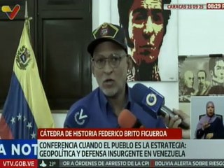 Historiadores resaltan la fuerte conciencia del pueblo venezolano para enfrentar amenazas externas