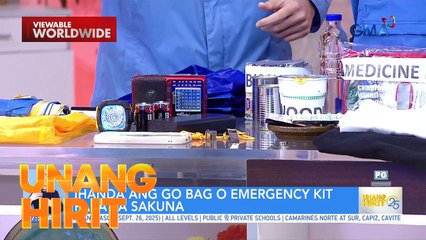 Maging ‘marked safe’ sa bagyong Opong | Unang Hirit