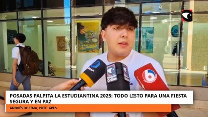 Andresito de Lima palpitó el inicio de la Estudiantina de Posadas