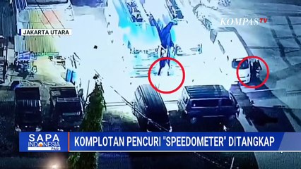 CCTV Rekam Aksi Komplotan Pencuri Speedometer Truk di Penjaringan, 2 Pelaku Ditangkap | SAPA PAGI