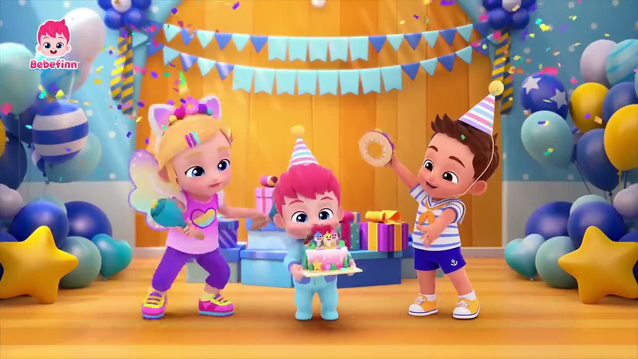 🎂 Part 2 ㅣ Happy Birthday For 100 Friends! Is Your Name In The Song? | Bebefinn Nursery Rhymes 🎶 | Bebefinn Official | Fun and Educational Videos