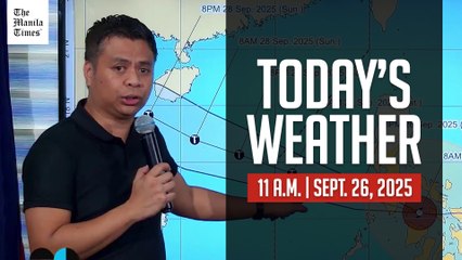 Current Weather Update at 11 A.M. on September 26, 2025 ☀️