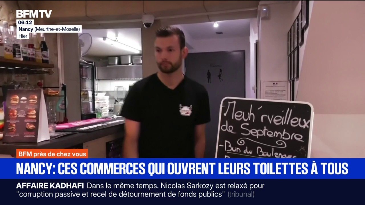 À Nancy, les commerces ouvrent leurs toilettes à tous