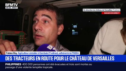 "L'agriculture française est en faillite": des agriculteurs franciliens en direction du château de Versailles pour manifester leur colère
