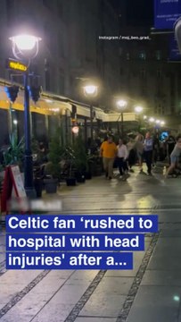Celtic Fan Hospitalized as Brawl Breaks Out with Serbian Hooligans ahead of Europa League Clash