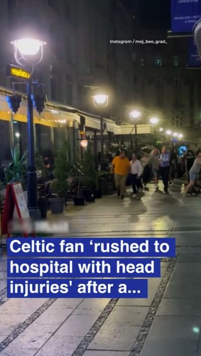 Celtic Fan Hospitalized as Brawl Breaks Out with Serbian Hooligans ahead of Europa League Clash