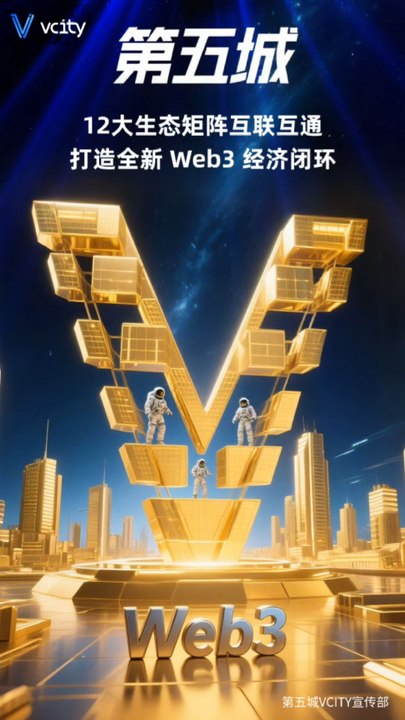 第五城Vcity12大生态矩阵互联互通打造全新 Web3 经济闭环＃谢章＃第五城＃元宇宙＃vcity.app