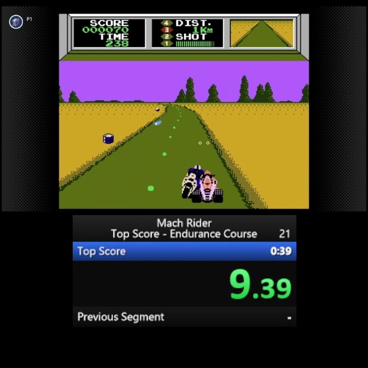 Mach Rider Top Score Endurance Course 37 seconds