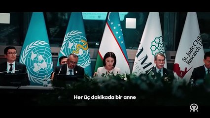 Emine Erdoğan'dan Özbekistan'ın BM'de düzenlediği kanserli çocuklarla ilgili etkinliğe ilişkin video paylaşımı
