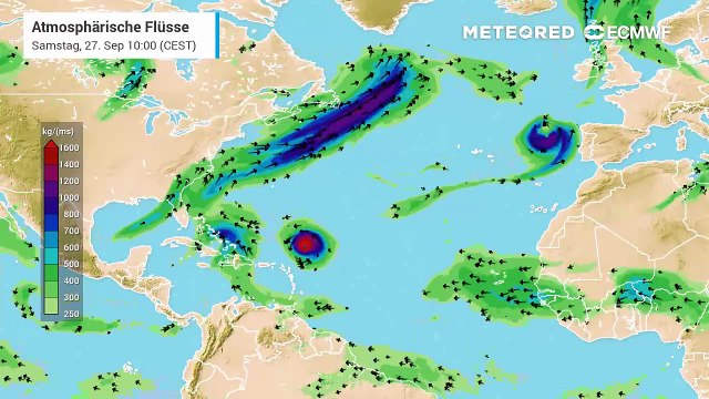 Hurrikan Gabrielle hat es bis zu den Azoren geschafft und zieht sogar weiter nach Portugal, dann aber als Sturmtief!
