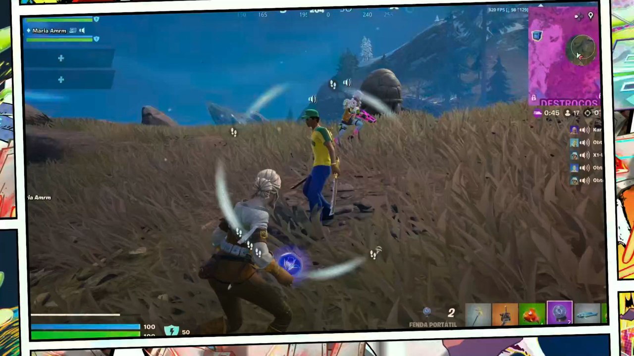 Faça amizades ou acabe com elas.No modo sem construções Fortnite Delulu, 80 participantes começam por conta própria na Ilha do Battle Royale. A partida termina quando restar apenas uma pessoa.