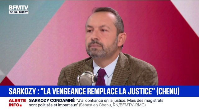 Procès de Marine Le Pen: Le dommage de ne pas pouvoir candidater éventuellement à l'élection présidentielle est irréparable à cause de l'exécution provisoire , estime Sébastien Chenu (RN)