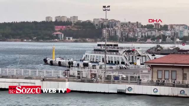 Gökçeada feribot seferleri iptal edildi
