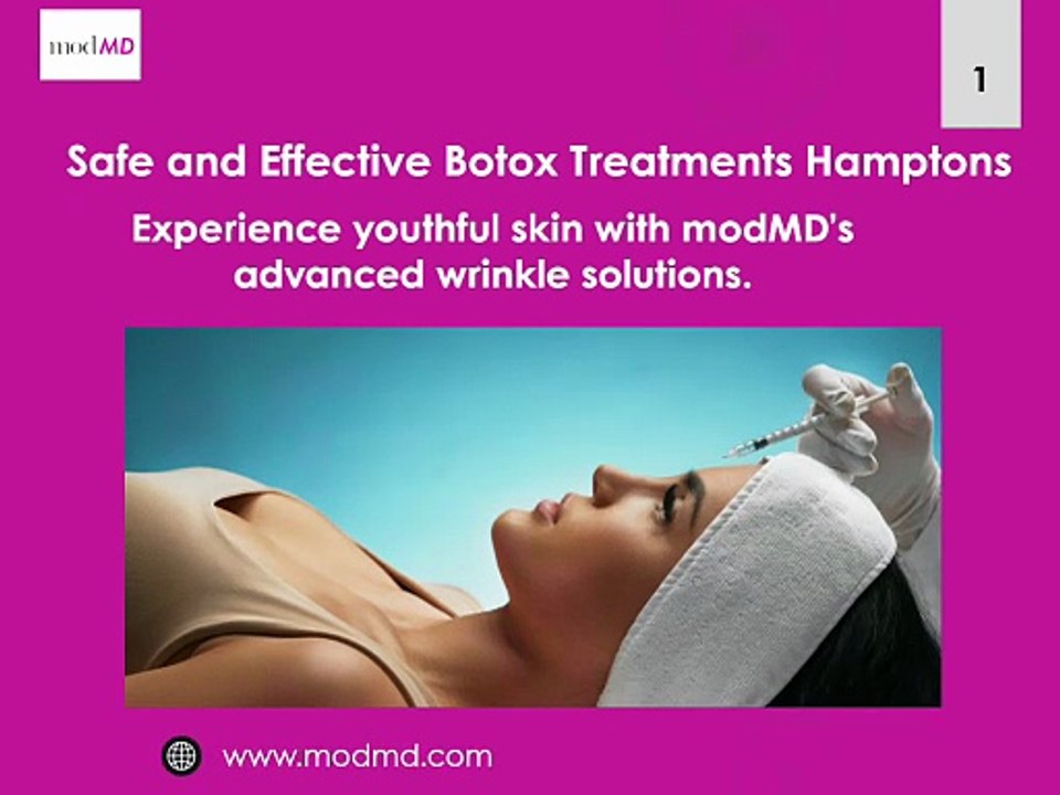 Smooth Skin with Botox Hamptons at modMD