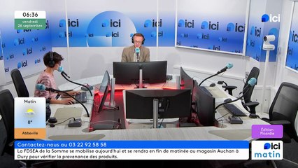 26/09/2025 - ici matin par ici Picardie en vidéo