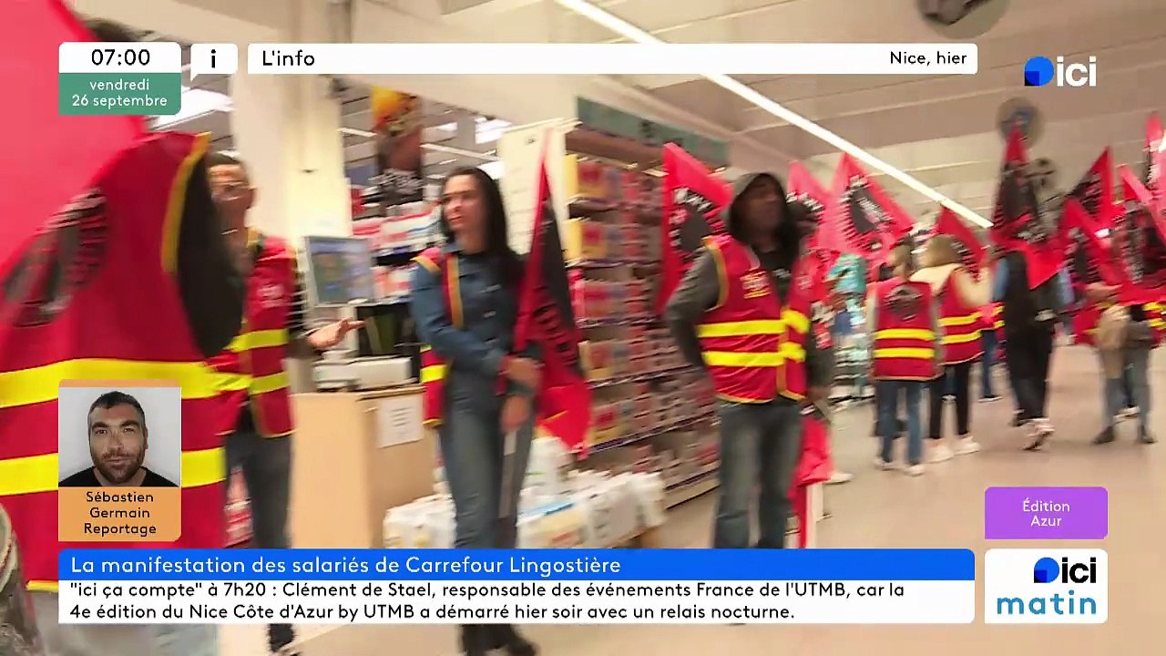 26/09/2025 - ici matin par ici Azur en vidéo