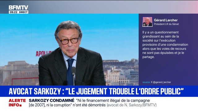 Je ne veux pas croire que ça ait pu influencer sa décision : l'avocat de Nicolas Sarkozy affirme que la présidente du tribunal a participé à une manifestation contre l'ancien président en 2011