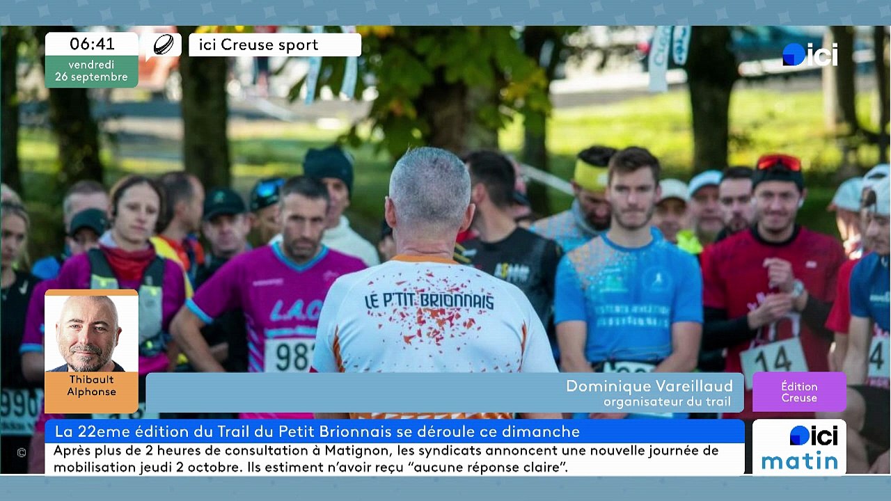 26/09/2025 - ici matin par ici Creuse en vidéo