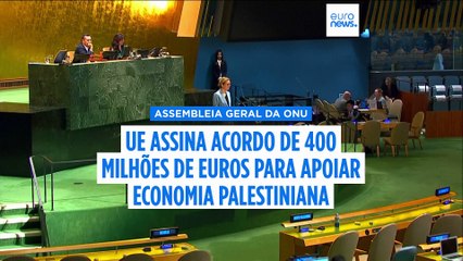 UE assina acordo financeiro de 400 milhões de euros para a Palestina