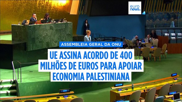 UE assina acordo financeiro de 400 milhões de euros para a Palestina